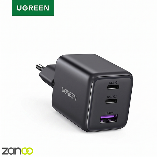 Carregador Turbo Ugreen 30W GaN 3 Portas